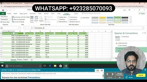 Excel Chapter 10 Simulation Exam | Excel Chapter 10 Simulation Exam #Chapter10  #SimulationExam