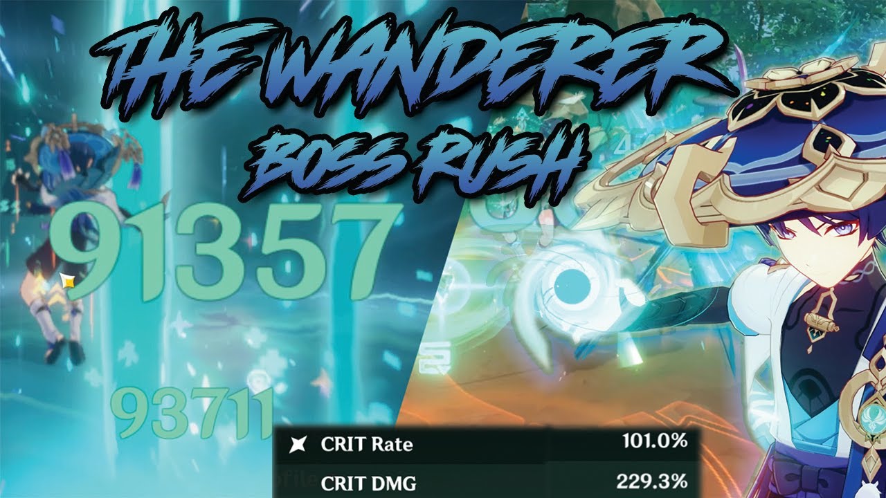 The Wanderer C6 R5 Full Power Showcase Boss Rush Deleting Bosses 