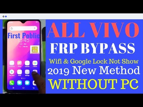 Vivo FRP Bypass -Wifi & Google Lock Not Show-2019 New Method