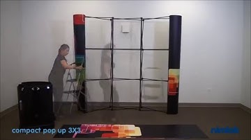 Pop Up Trade Show Display  Set Up