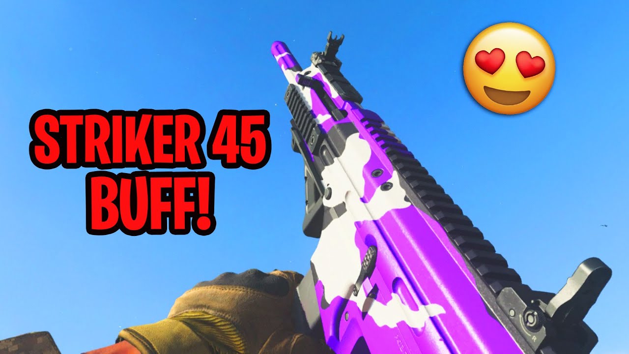 the NEW STRIKER 45 BUFF (Striker 45 Buff on Modern Warfare)