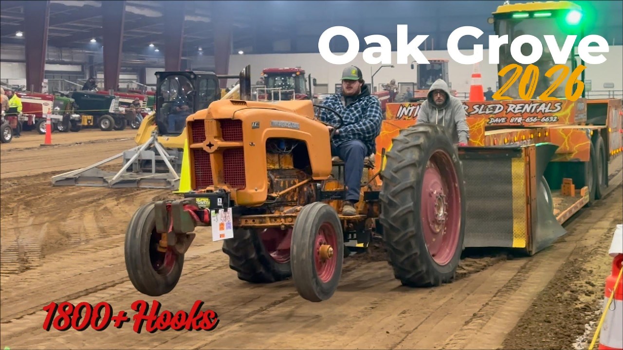 Charity Tractor Pullers - Oak Grove, KY!!! | Huge pull 1800 Hooks