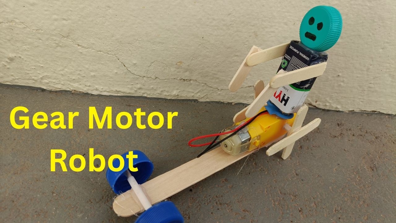 Gear Motor Robot | VB CREATION - YouTube