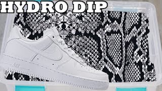 HYDRO Dipping AIR Force 1's!!🎨🌊