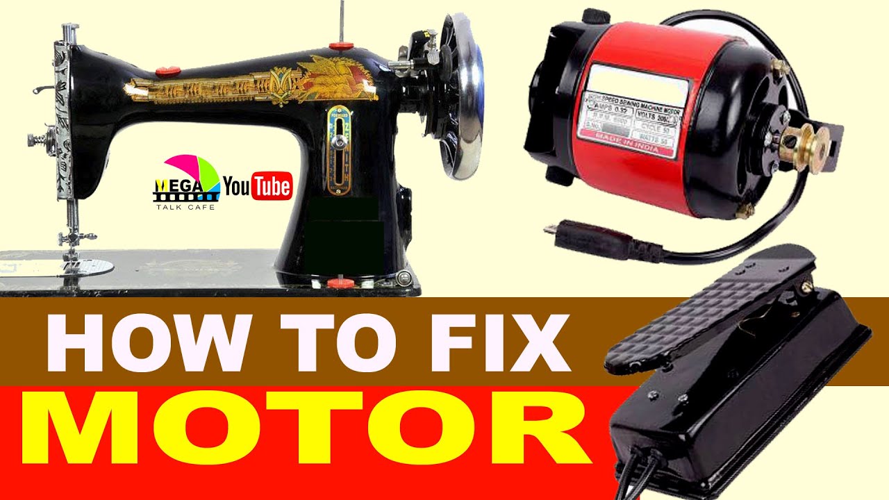 How to fix Sewing Machine Motor Unboxing of Sewing Machine Motor