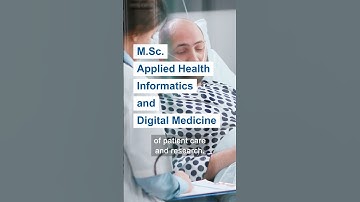 M.Sc. Applied Health Informatics – Become an Architect of Digital Medicine