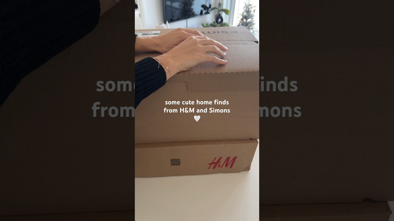 Got some new home decor from H&M and La Maison Simons! 