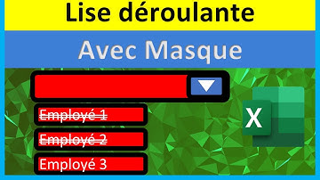 Masquer les éléments utilisés dans la liste déroulante Excel 365
