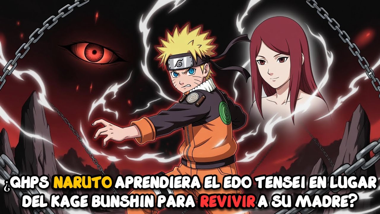 ¿QHPS Naruto aprendiera el Edo Tensei en lugar del Kage Bunshin Para revivir a su madre?