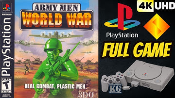 Army Men: World War | PS1 | 4K60ᶠᵖˢ UHD🔴 | Longplay Gameplay Walkthrough Full Movie Game