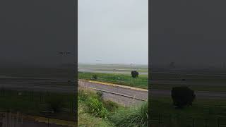 Boeing 777-31H(ER), Emirates (A6-EGX), landing in Lisbon on a rainy day, from Dubai (UAE3MV)