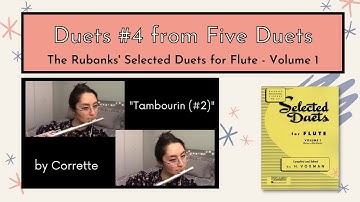 Duet #4  (Tambourin #2) | Five Duets Selected from the Works of Corrette