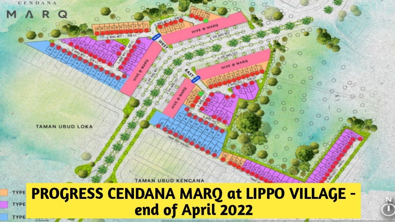 PROGRESS CENDANA MARQ at LIPPO VILLAGE - end of April 2022