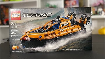 NEW LEGO Technic Rescue Hovercraft!!(42120) Unbox and Review!