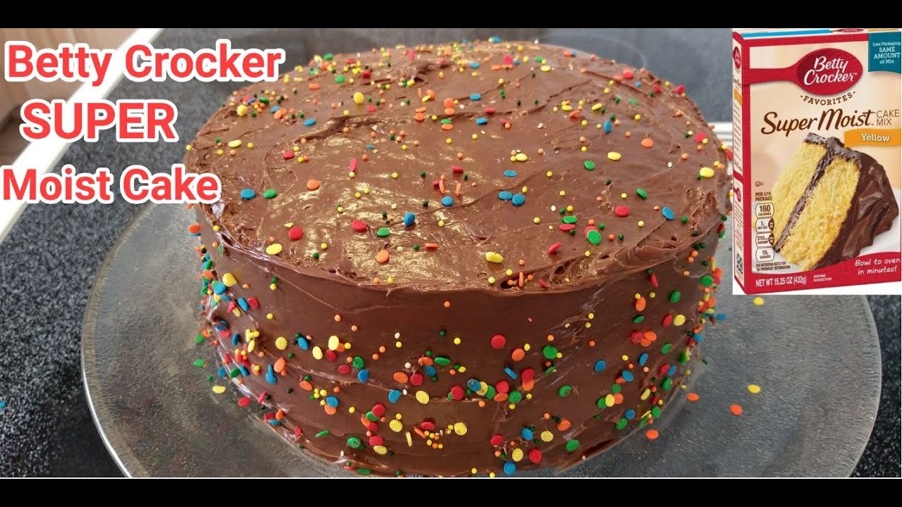 Beroligende middel krøllet James Dyson Betty Crocker Super Moist Yellow Cake Mix | Betty Crocker Super Moist Cake  | Betty Crocker Cake Mix - YouTube