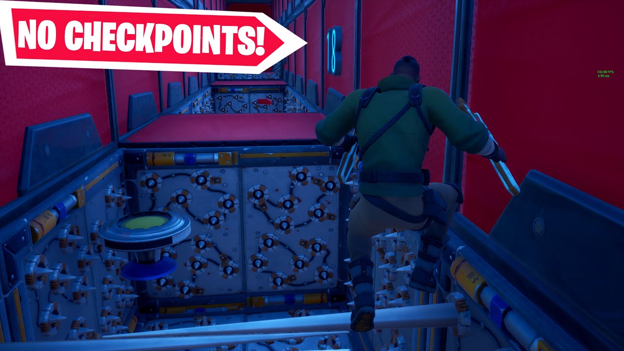 20 LEVEL NO CHECKPOINT DEFAULT DEATHRUN | Fortnite Creative Code