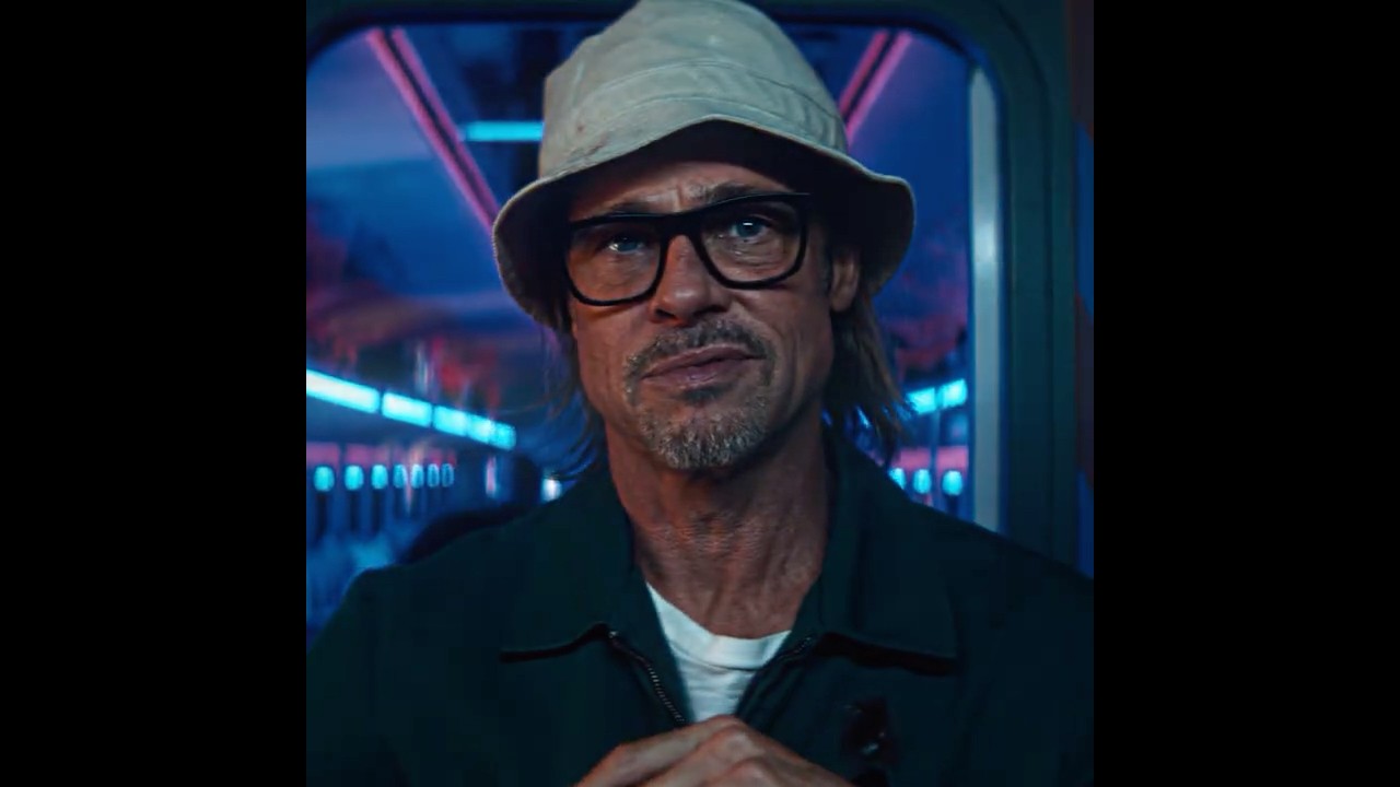 Brad Pitt in this movie  😍|  LadyBug Edit | Bullet Train | Lovebomb