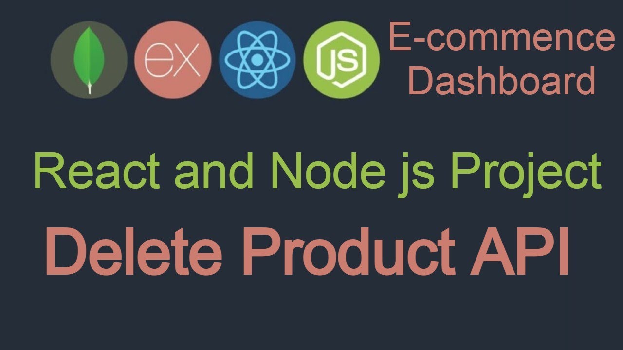 React and node JS project #24 Delete Product API - YouTube