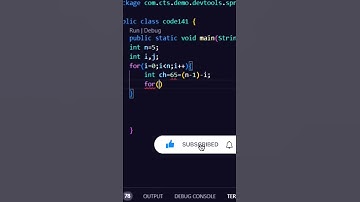 Java practice codes | learn to code Triangle pattern in less than a minute #shorts #patternshorts