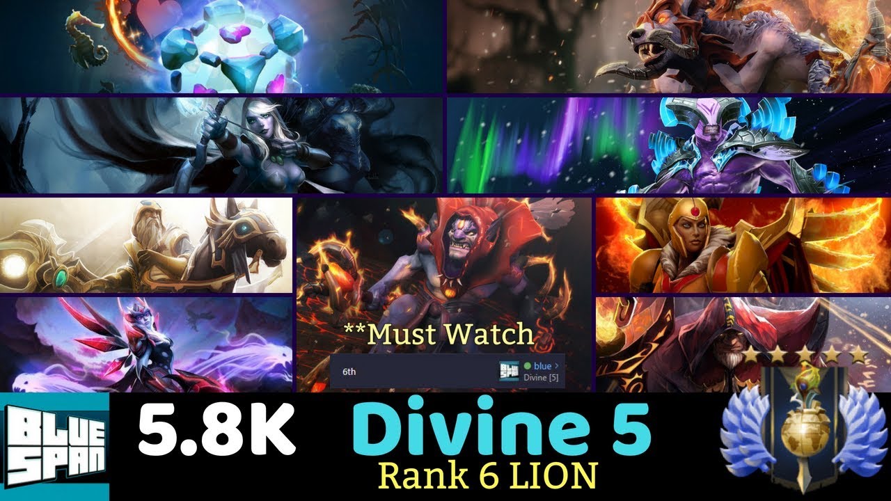 DIVINE 5 DROW VOID LION KOTL LC VS WARL IO URSA
