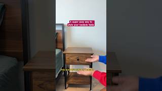 A super easy way to style your bedside table/night stand