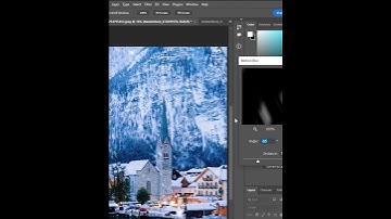 How to create an easy and fast snow effect in photoshop #adobecommunityexpert #photoeditor
