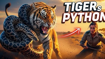 Unbelievable Rescue: Giant Python Ambushes Tiger – Shocking Jungle Fight