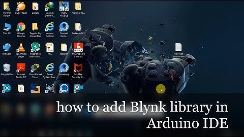 how to add blynk  library in arduino