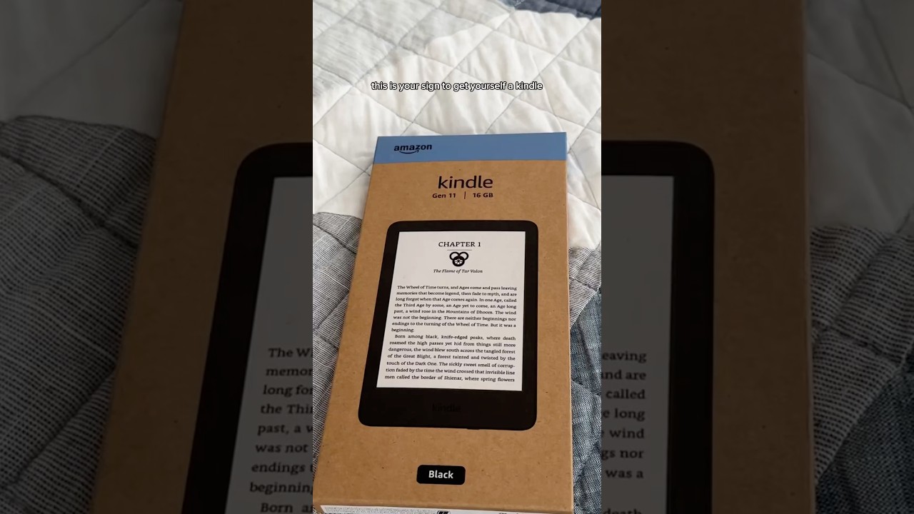 Should’ve gotten this sooner! #kindle #ereader #unboxing #unboxingvideo #ebook #amazongadgets #ugc