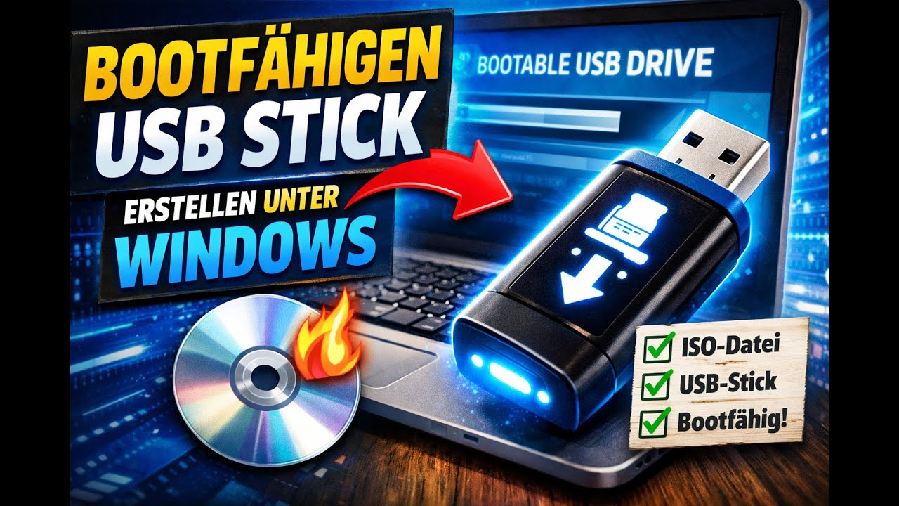Bootfähigen USB Stick erstellen