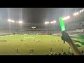 試合終了後のゴール裏