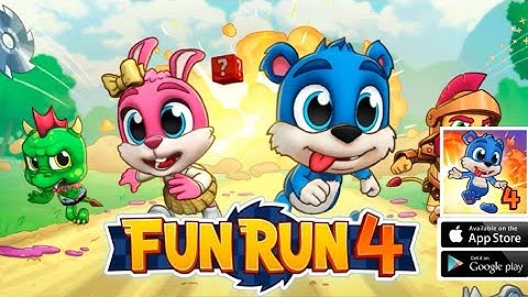 Fun Run 4 - Multiplayer Games Android Gameplay
