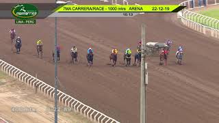 Hipódromo de Monterrico - 7ma. Carrera 22DICIEMBRE19