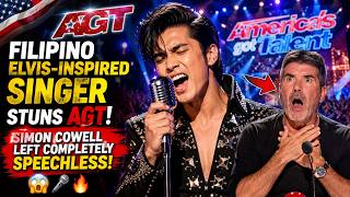 Filipino Elvis-Inspired Singer STUNS AGT — Simon Cowell Left Completely Speechless! 😱🎤🔥