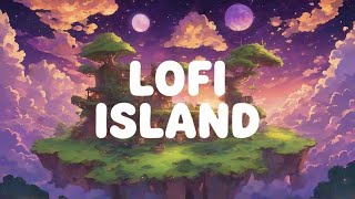 🌌 Floating Midnight Aurora Island – 1 Hour Chill Lofi Beats for Study & Work