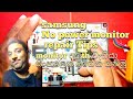 How to repair no power pc monitor in sinhala