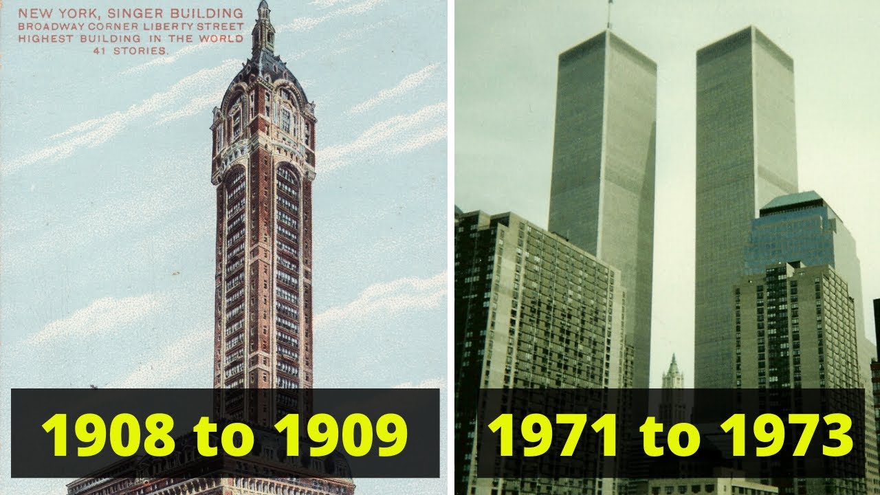 11 Buildings Once Held The World's Tallest Building Title (1900-2020