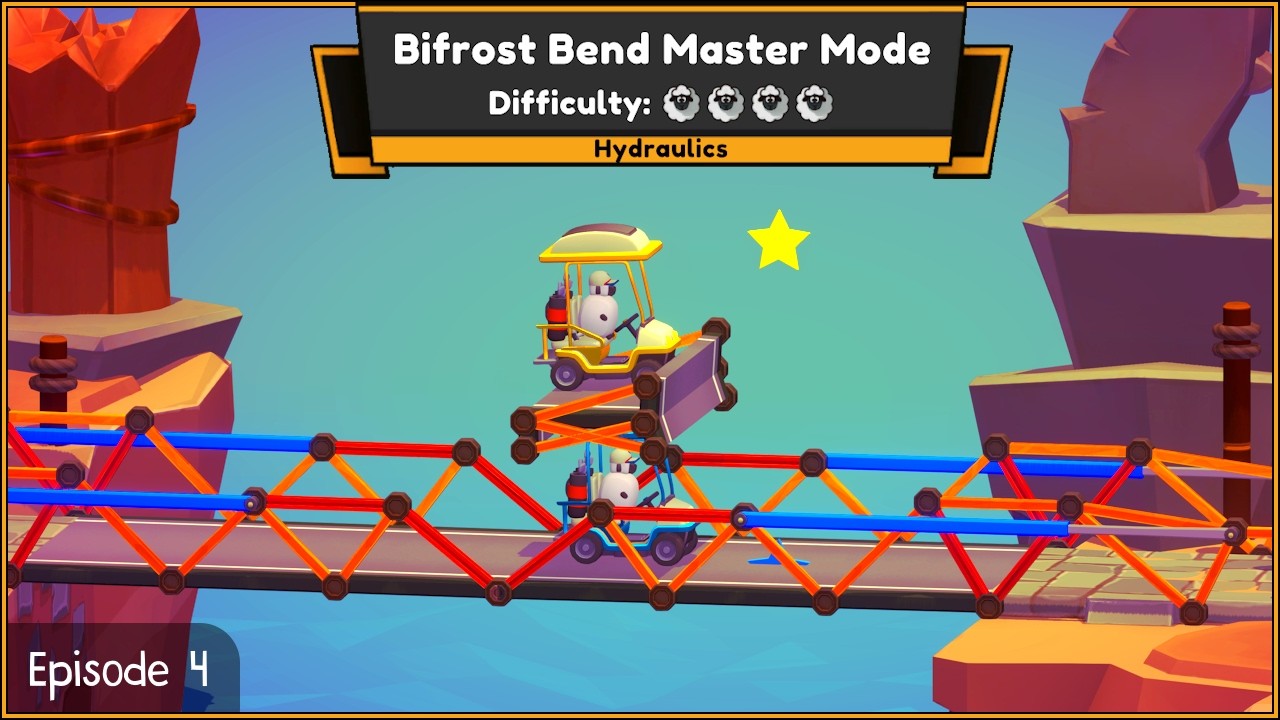 Hydraulic Mayhem | Poly Bridge 3