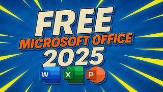 How to Get MICROSOFT OFFICE for FREE (2025)