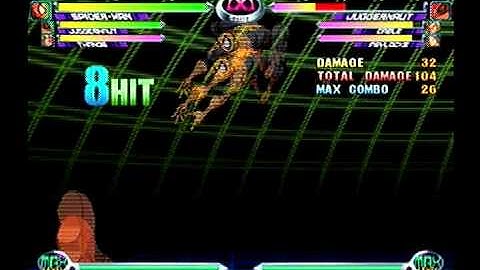 MvC2: Spiderman 73% combo on Jugg - 4x Fierce