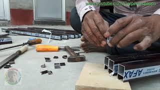 Aluminium slaiding windows making with mosquito nets 2