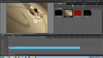 Premiere Elements: Make a Wedding Video Intro Using Rings & Sparks