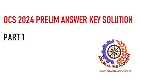 OPSC Prelims 2024 | Paper Analysis | Answer Key  in Odia l MUST WATCH