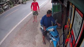 Motorcycle Startup Leads to Mishap || ViralHog