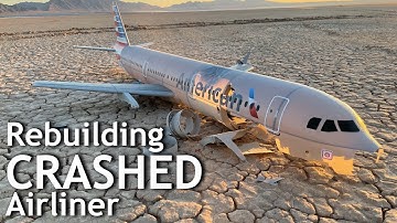 Can I FIX this 3D Printed Airliner after BIG CRASH
