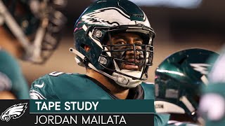 Jordan Mailata Breaks Down the Eagle' Offensive Line Film | Eagles Tape Study