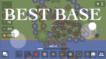 MooMoo.io how to build best base ever | MJWHITHER