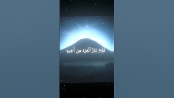 سورة عبس|| اية ٣٣ الى ٣٧ بصوت القارئ محمد اللحيدان #المصحف #قرآن_كريم #محمد_اللحيدان