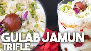 How to make dhaba style Gulab Jamun Trifle recipe at home