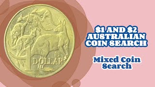 $1 AND $2 AUSTRALIAN COIN SEARCH 🦘 | Rare & Valuable (Mixed Coin Search)